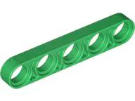 Technic Beam 1 x 5 Thin / Green