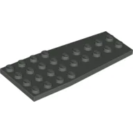 Wedge Plate 4 x 9 without Stud Notches / Dark Gray