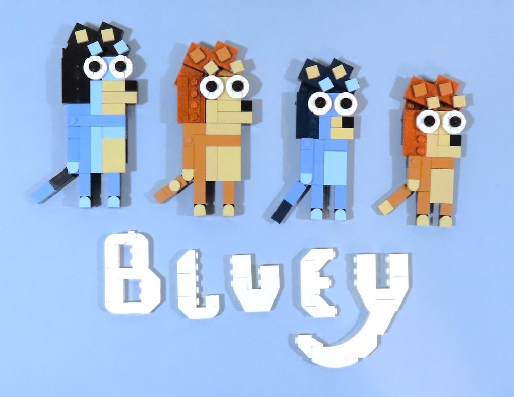 Lego Blue Dog Family