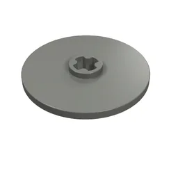 Technic Disc 3 x 3 / Dark Bluish Gray