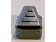 Lego Vehicle, Air Scoop Engine Top 2 x 2 with Air Intake Pattern (Sticker) - Set 8140