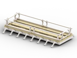 car rack for Volkswagen T2 camper van. (Set 10279)