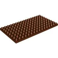 Duplo Plate 8 x 16 / Reddish Brown