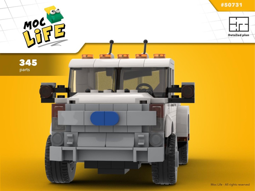 Lego Ford F-450 quad cab dually speed champion