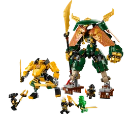 Lloyd and Arin's Ninja Team Mechs