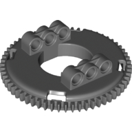 Lego Technic Turntable Large Type 3 Top, 60 Tooth / Dark Bluish Gray
