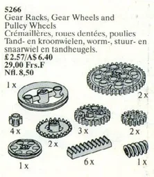 Gear Wheel Assortment / Gear Racks, Gear Wheels and Pulley Wheels