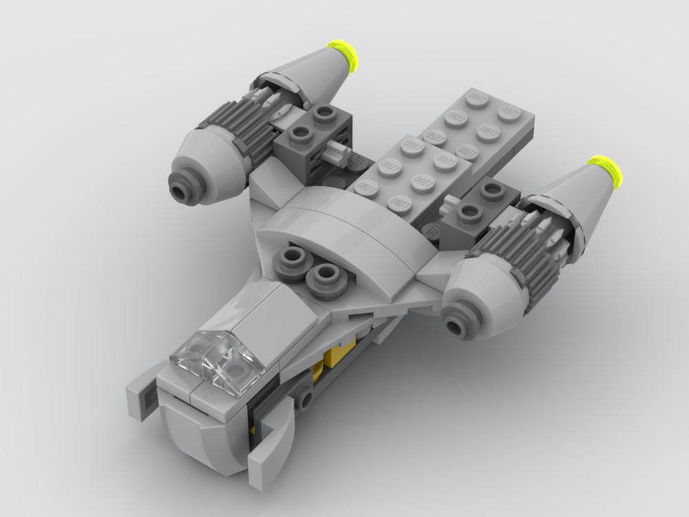 Lego Nano Scale Razor Crest From 75363 The Mandalorian N1 Starfighter Microfighter
