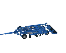 Blue ripper for the Claas Xerion 5000 Trac VC
