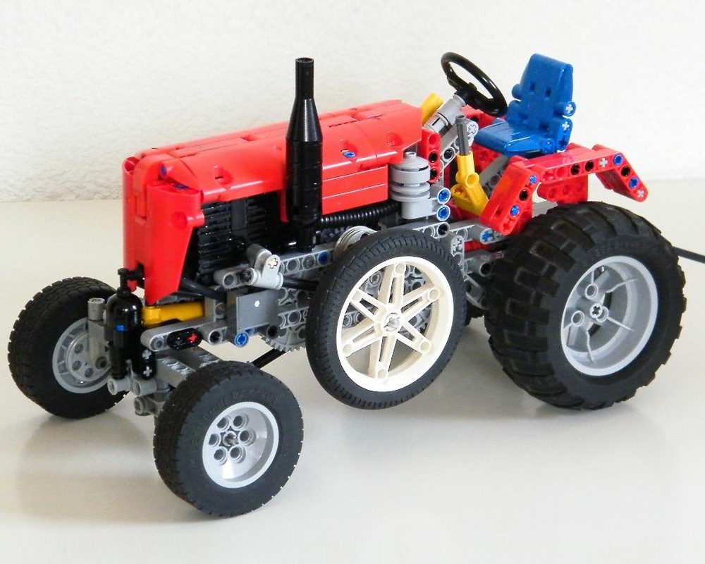 Lego Hot Bulb Pneumatic Tractor
