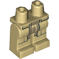 Lego Hips and Tan Legs with Coattails Print / Tan