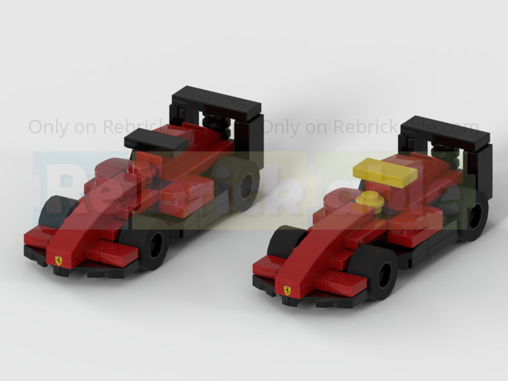 Lego 2024 Ferrari SF-24 Formula 1 Cars - Half Speed Champions Scale