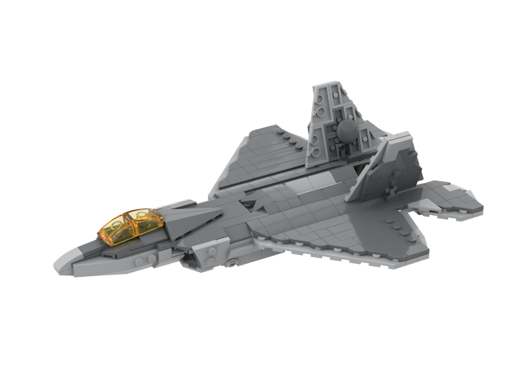 Lego F-22 Raptor - Microfig Scale