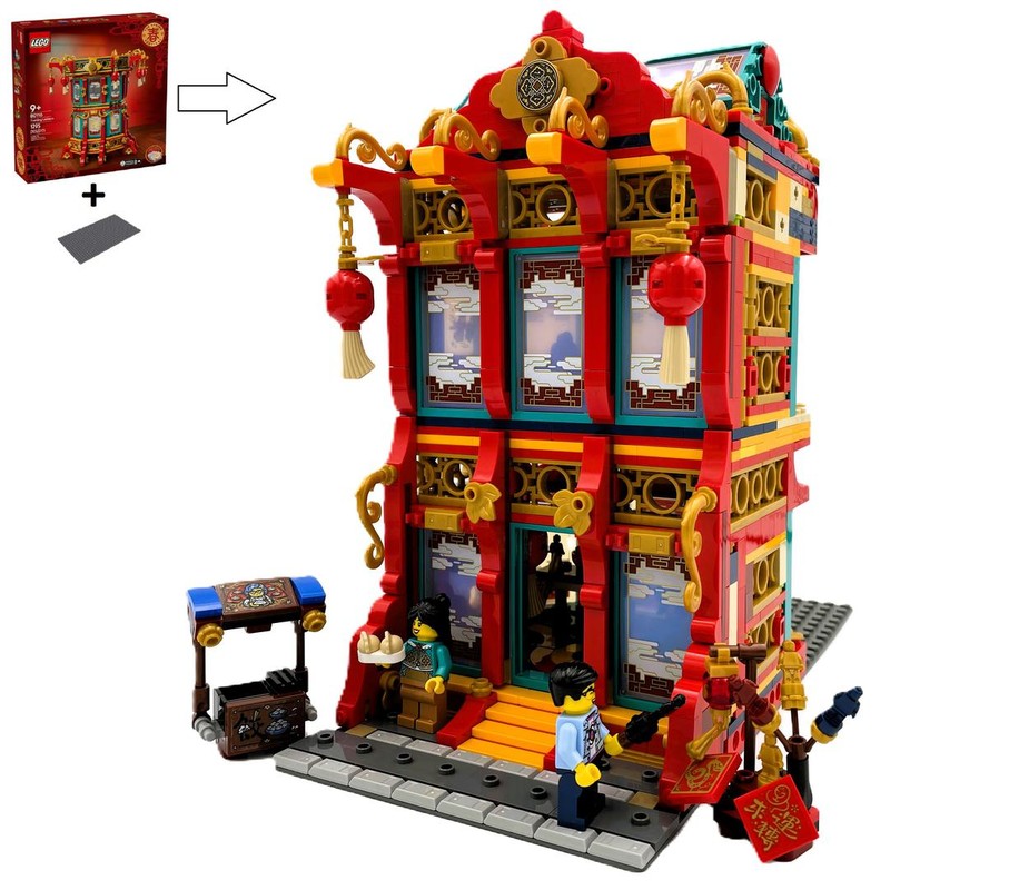 Lego Lantern Store Modular Alternate build of 80116 Trotting Lantern