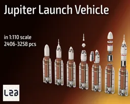 DIRECT - Jupiter launch vehicle (1:110 scaled)