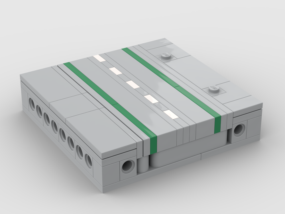 Lego 606pr0001 - Baseplate Road (microscale version)