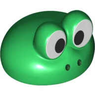 Nintendo Figure, Hat, Large, with Eyes Print (Frog) / Green