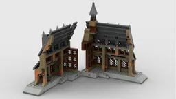 BoatHouse Magic School Modular MOCs part 1