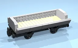 4-Wheel Flatbed Wagon (gray)