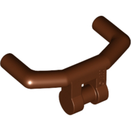 Lego Handlebars with Angular Handles / Reddish Brown