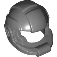 Helmet Space with Open Visor / Dark Bluish Gray