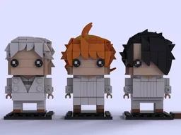 Emma, Ray, and Norman BrickHeadz- The Promised Neverland - Yakusoku no Neverland