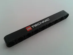Technic, Liftarm Thick 1 x 9 with LEGO TECHNIC Logo Pattern (Sticker) - Set 8292