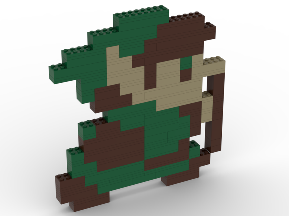 Lego 8-Bit Link (From Legend Of Zelda series)