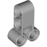 Lego Technic Pin Connector Perpendicular Long / Light Bluish Gray