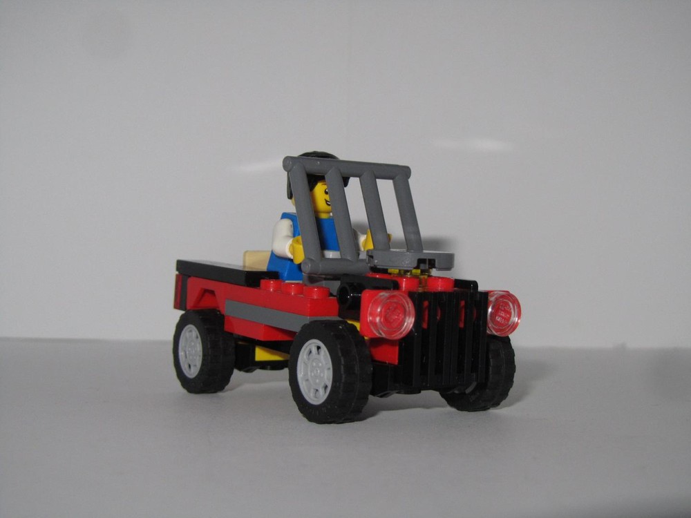 Lego 31040 Set Alternative Minifig Jeep