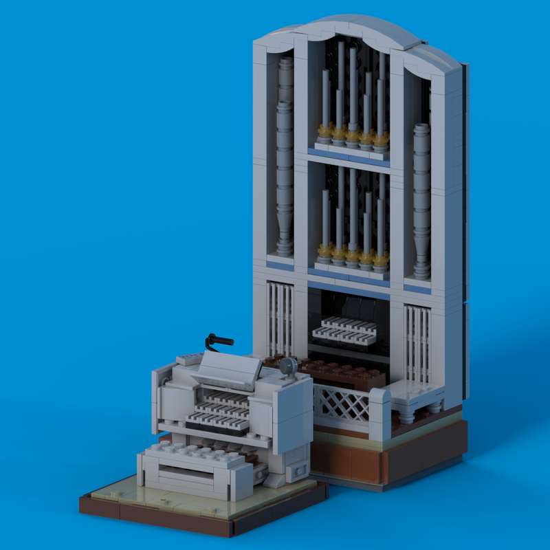 Lego Church Organ with digital extension