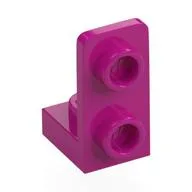 Bracket 1 x 1 - 1 x 2 Inverted / Magenta
