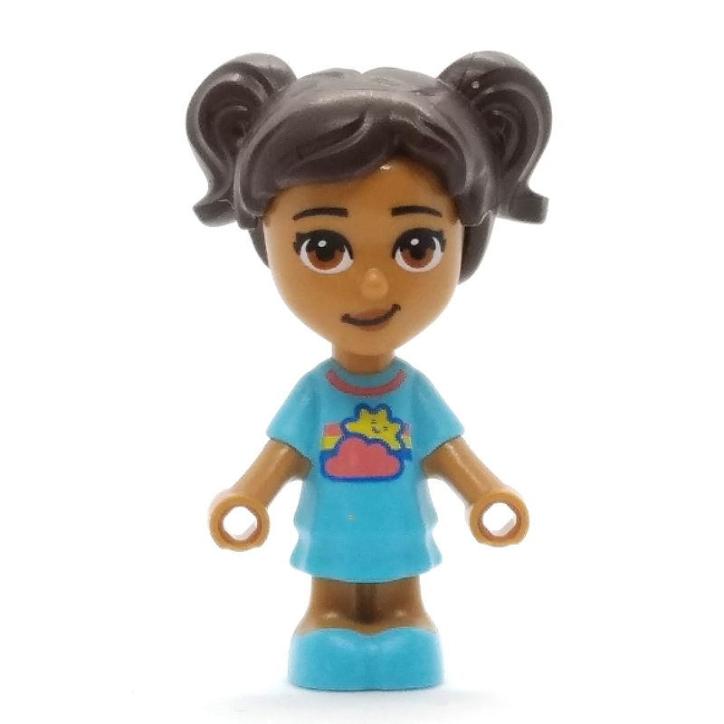 Lego Maya - Medium Azure Dress, Dark Brown Hair