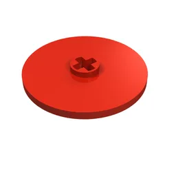 Technic Disc 3 x 3 / Red