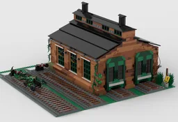 Disused train shed