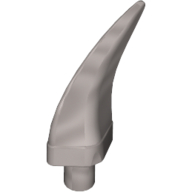 Lego Animal Body Part, Barb / Claw / Tooth / Talon / Horn, Medium / Flat Silver