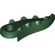 Animal Body Part, Alligator / Crocodile Tail with Hole / Dark Green