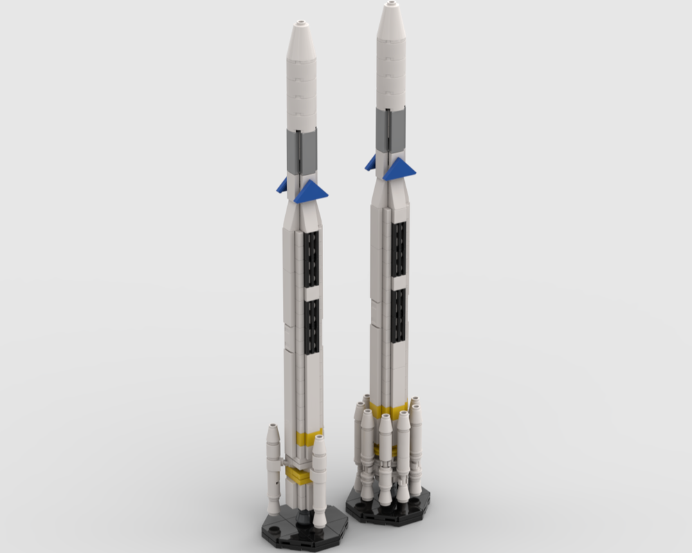 Lego Delta 0100 series (Saturn V Scale)