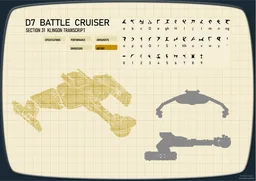 TOS D7 battle cruiser