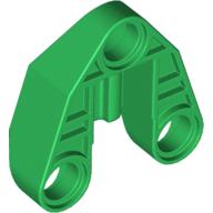 Lego Technic Connector Block 3 x 3 Triangular with Axle, and Pin Hole / Green