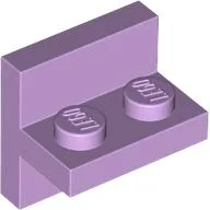 Bracket 2 x 2 with 1 x 2 Vertical Studs / Lavender