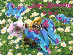 BUTTERFLY + Flower Stand (31136 Alternative Build)