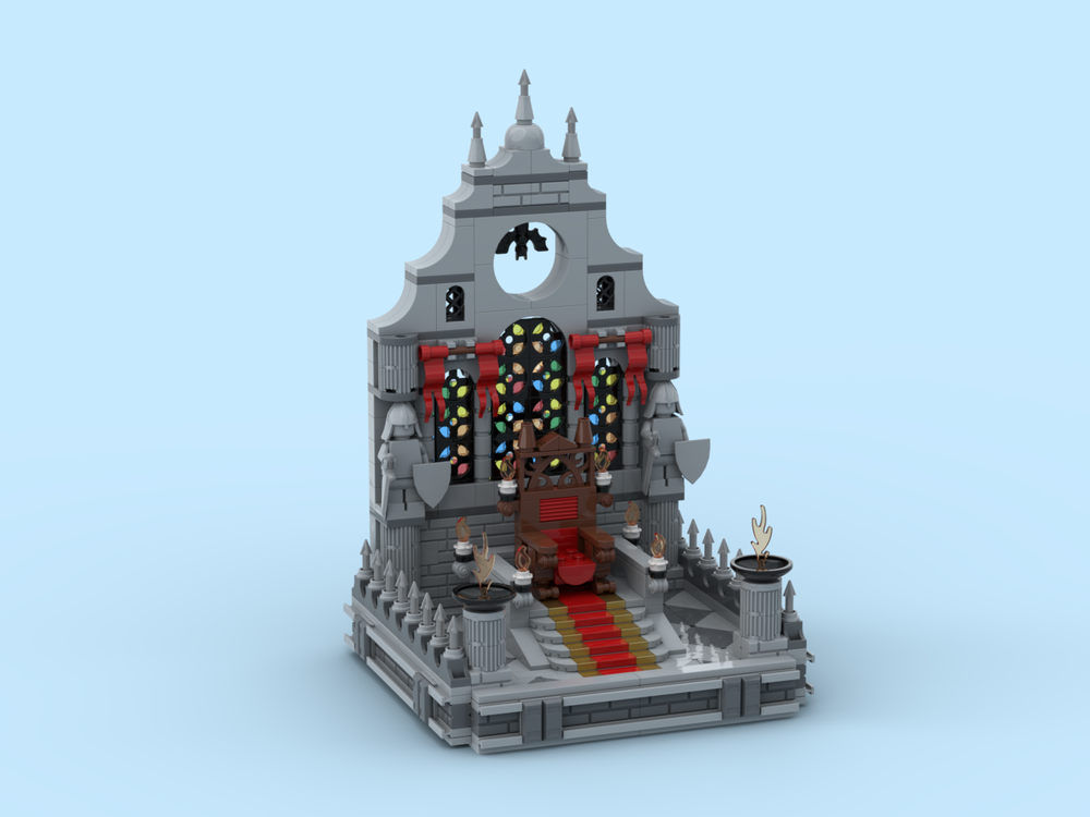 Lego DnD Strahd's Throne Room