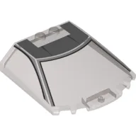 Windscreen 6 x 6 x 1 1/3 with Light Bluish Grey/Black Cockpit Print