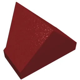 Brick Sloped 45° 2 x 1 Double / Inverted with Hollow Bottom / Dark Red
