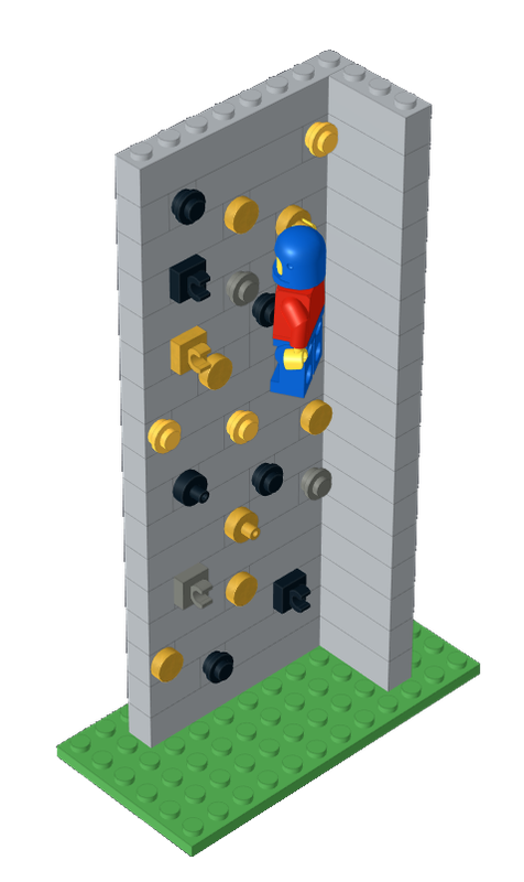 Lego Climbing wall