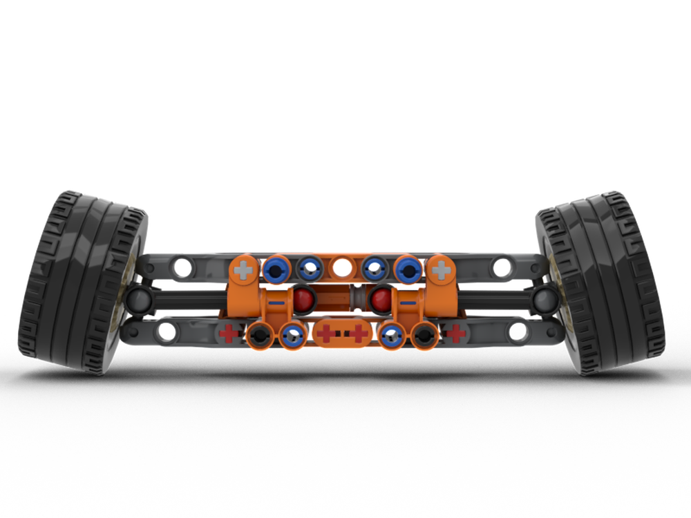 Lego 10265 Mustang Front Axle Camber (With Steering!)