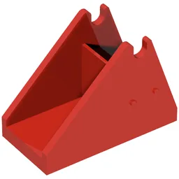 Fabuland Fire Ladder Holder 2 x 4 x 2 1/2 / Red