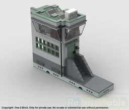 Modular Logistics Center - Corner 3 with command center