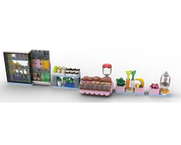 Modular grocery store and restaurant